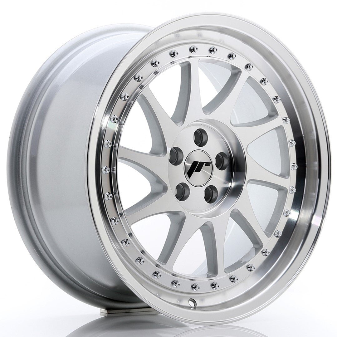 35952_0_23904.jpg JR Wheels JR26 18x8.5 ET40 5x112 Silver Machined Face - Image 1