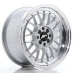 JR Wheels JR23 16x8 ET35 4x100/114.3 Hyper Silver w/Machined Lip