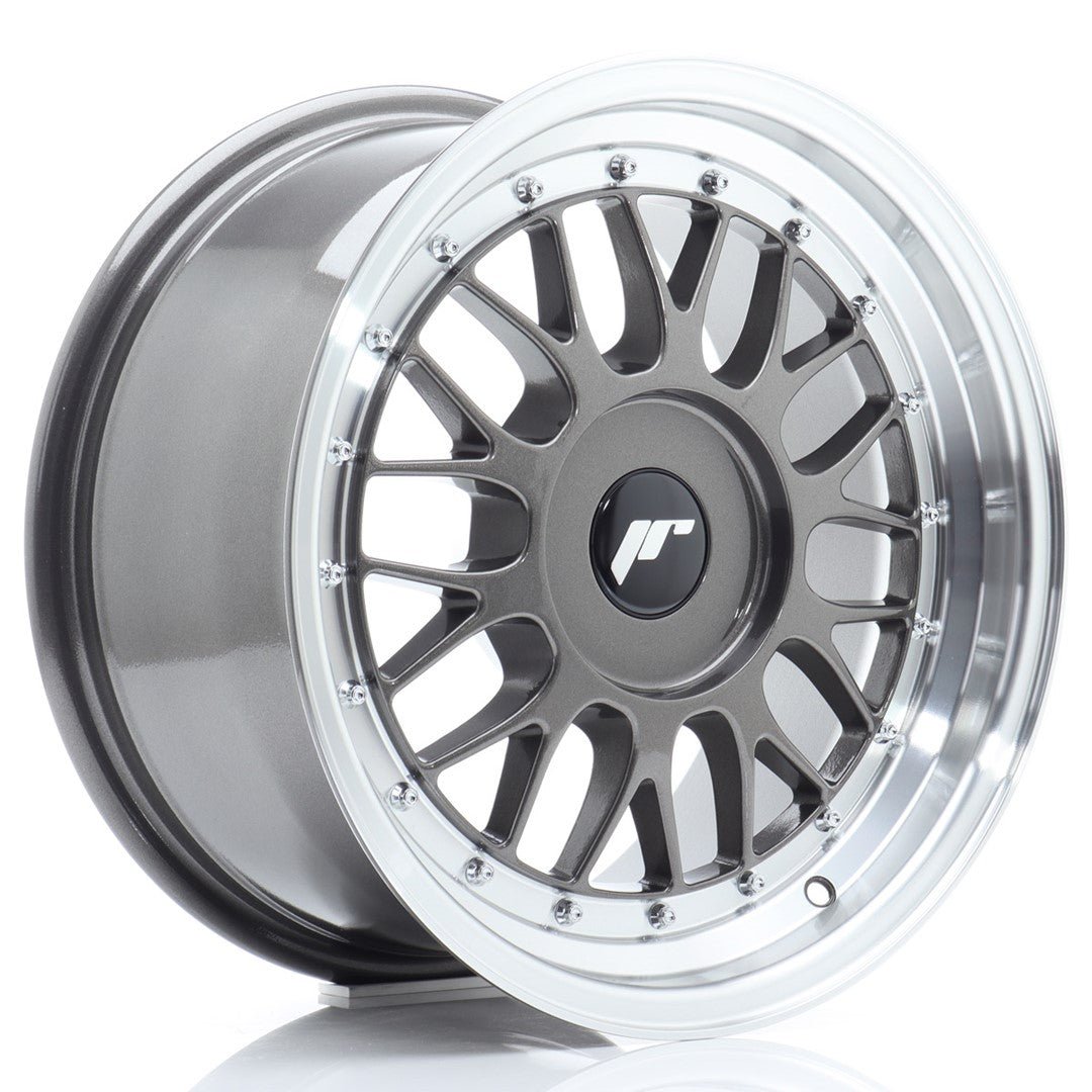 39291_0_28951.jpg JR Wheels JR23 16x8 ET20-45 BLANK Hyper Gray w/Machined Lip - Image 1