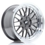 JR Wheels JR23 18x9.5 ET25-48 5H BLANK Hyper Gray w/Machined Lip