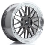 JR Wheels JR23 19x8.5 ET20-50 5H BLANK Hyper Gray w/Machined Lip