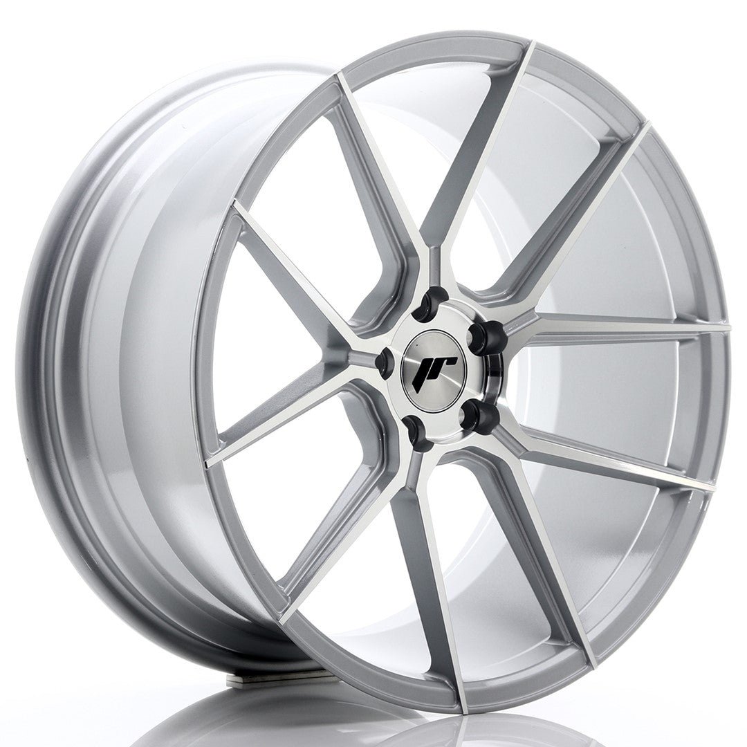 39954_0_23206.jpg JR Wheels JR30 20x10 ET40 5x120 Silver Machined Face - Image 1