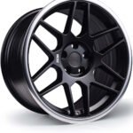 3SDM 0.09 18x8.5 5x112 ET42 Matt Black Mirror Lip