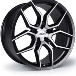 3SDM 0.50SF 20x9 5x114.3 ET35 Matt Black Brushed Face