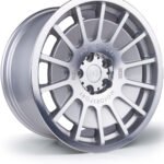 3SDM 0.66 18x9.5 5x100 ET35 Silver Mirror Polished Face