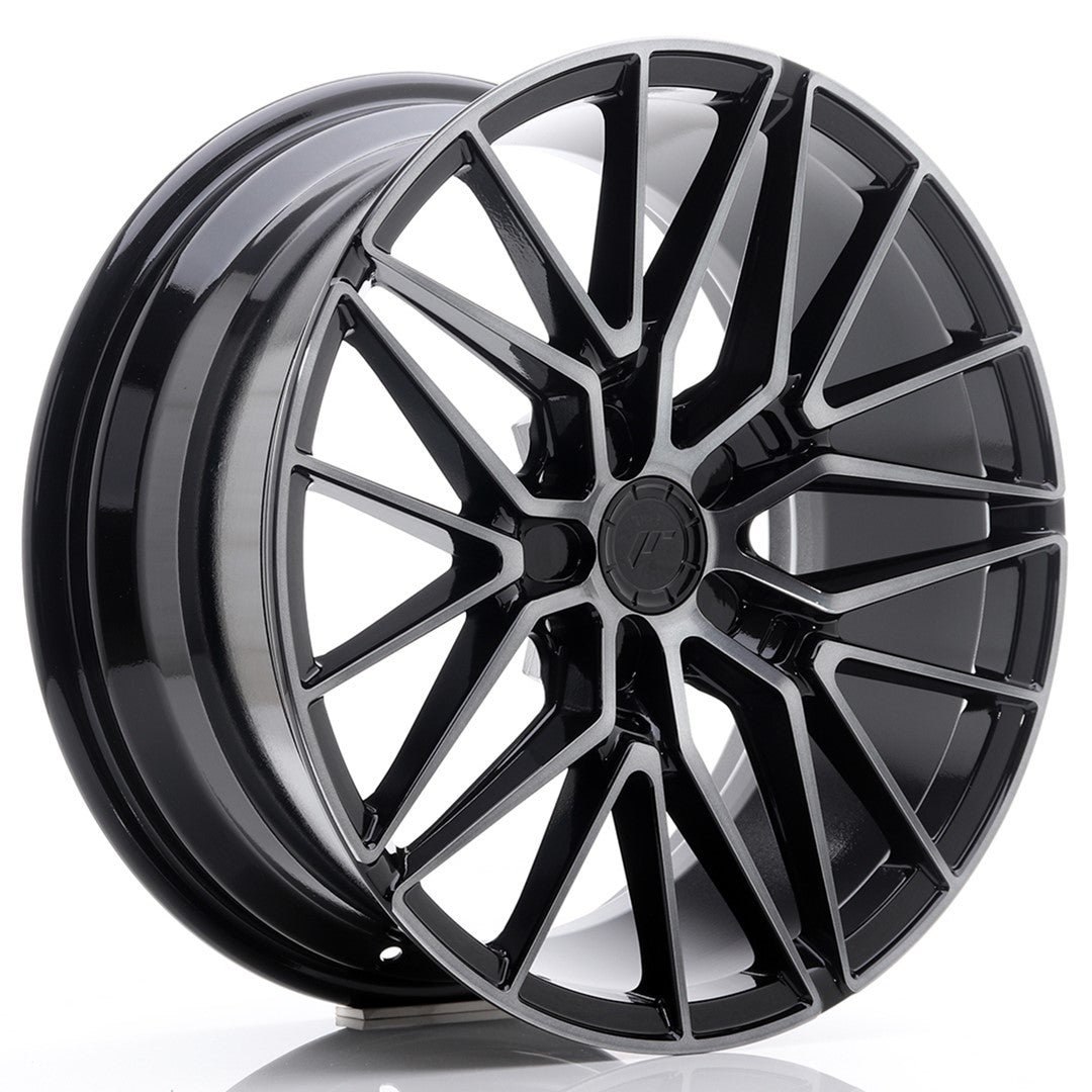 40447_0_26478.jpg JR Wheels JR38 18x8 ET42 5x112 Black Brushed w/Tinted Face - Image 1