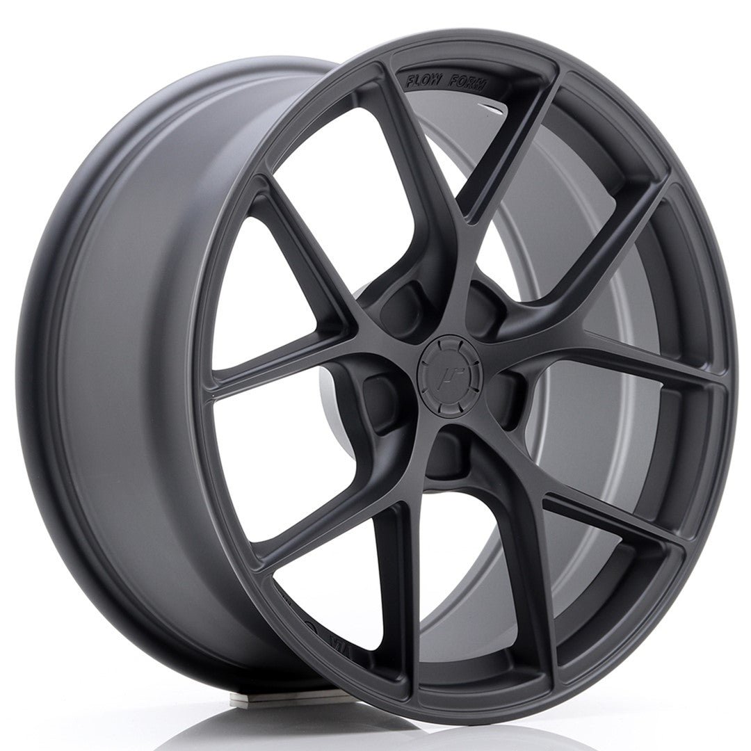 40513_0_24632.jpg JR Wheels SL01 18x8.5 ET35-42 5H BLANK Matt Gun Metal - Image 1