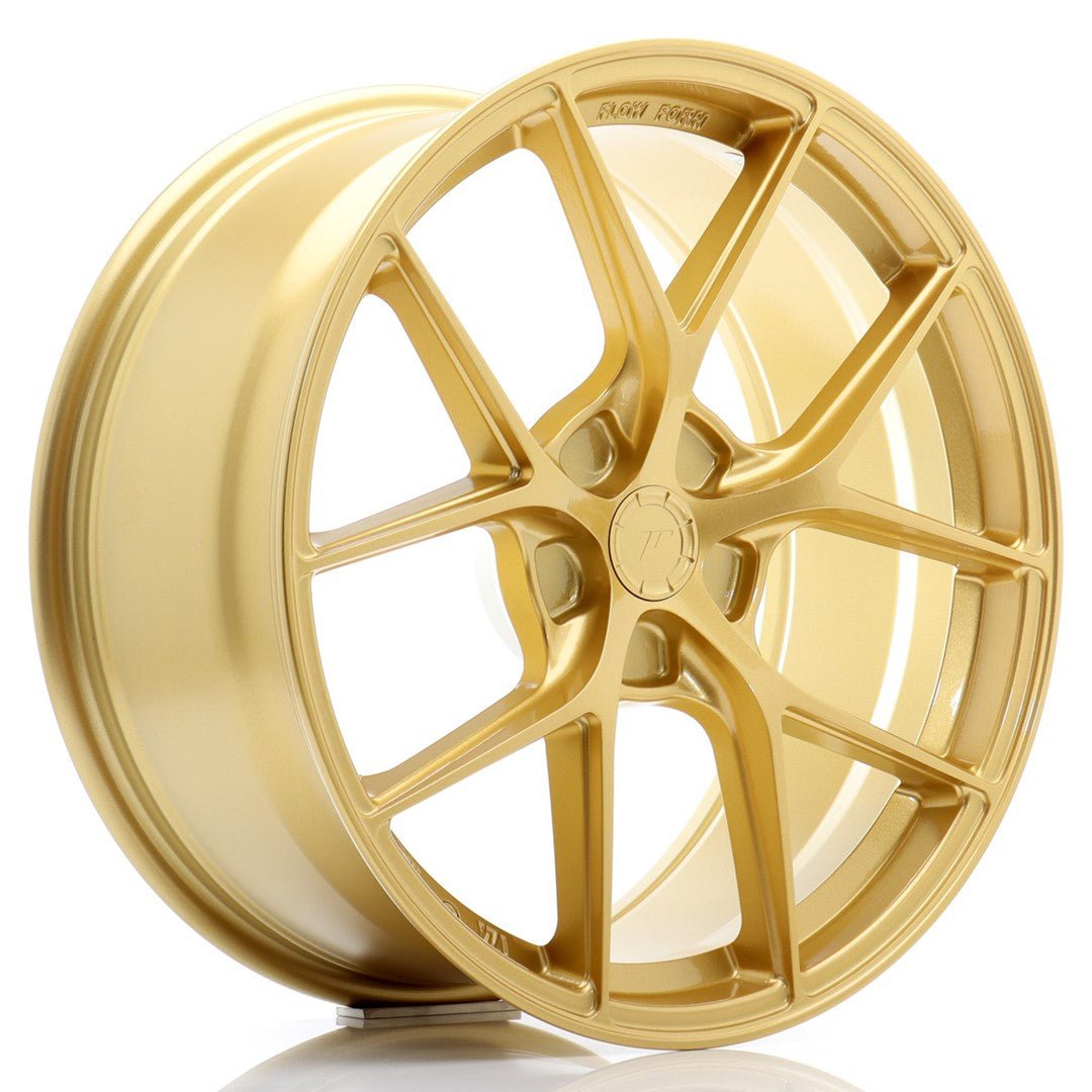 40524_0_27462.jpg JR Wheels SL01 19x8.5 ET35-45 5H BLANK Gold - Image 1