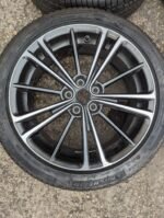 17" TOYOTA GT86 / SUBARU BRZ ALLOY WHEELS / TYRES - AS NEW - Image 3