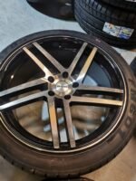 20" NEW RIVIERA TWIST ALLOY WHEELS  - VOLKSWAGEN T5 - DIAMOND CUT / BLACK FINISH - Image 5