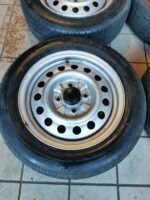 15" ORIGINAL MITSUBISHI EVO 1 RS STEEL WHEELS / TYRES - Image 7