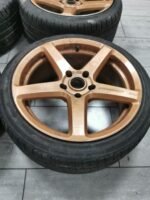 18" BMW 5 SPOKE CONCAVE ALLOY WHEELS / TYRES - SATIN GOLD - Image 3