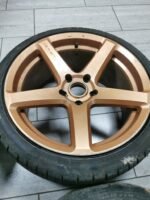 18" BMW 5 SPOKE CONCAVE ALLOY WHEELS / TYRES - SATIN GOLD - Image 4