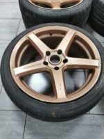 18" BMW 5 SPOKE CONCAVE ALLOY WHEELS / TYRES - SATIN GOLD - Image 6