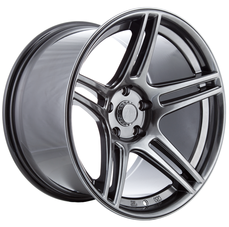7Twenty-Style46HyperBlack10.5x18.png 7Twenty STYLE 46 18x9.5 5x114.3 ET10 Hyper Black - Image 1