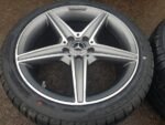 18" GENUINE AMG W205 ALLOY WHEELS / TYRES