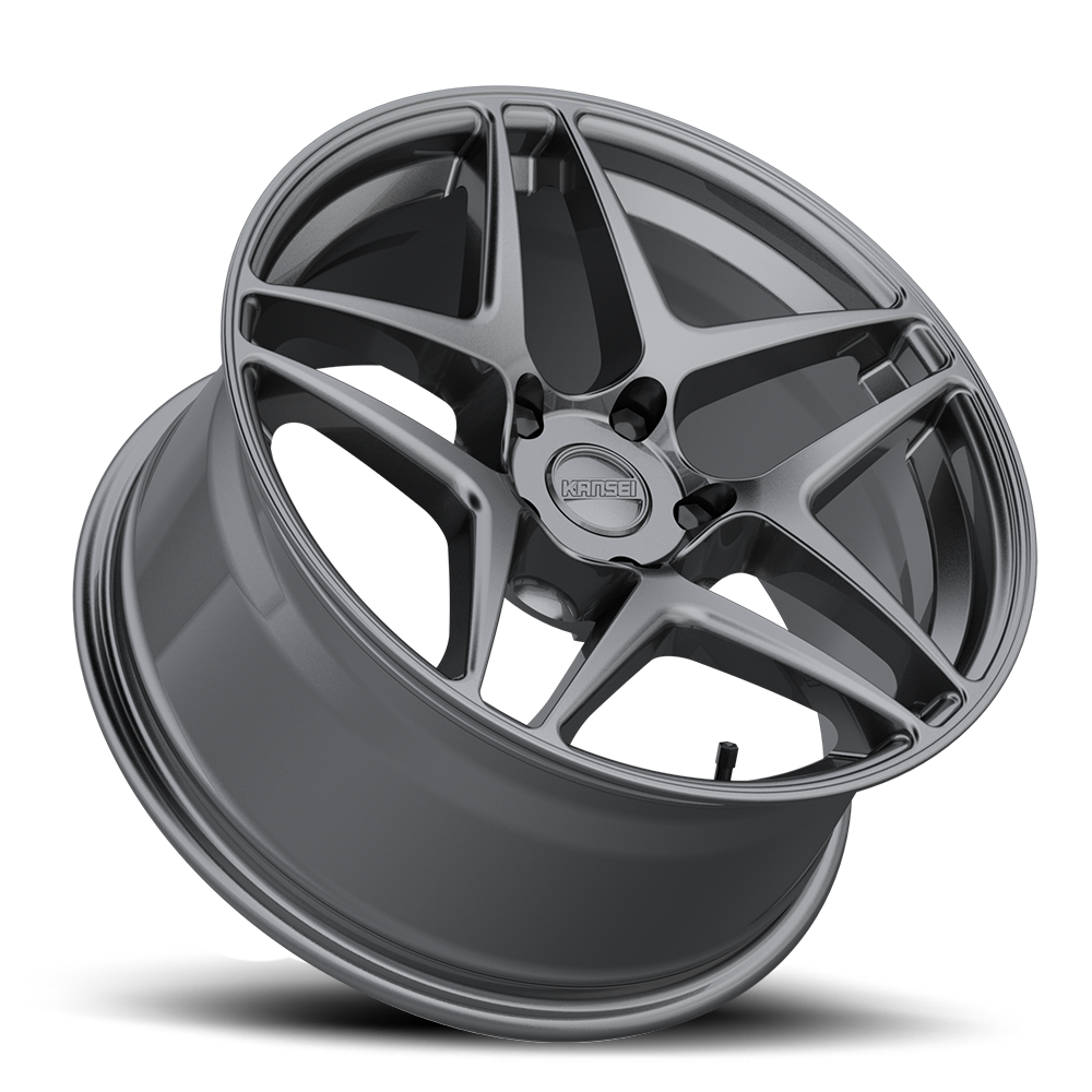 Astro_GUNMETAL_Angle_43738dad-454d-42e3-9f57-bc666c8eefa2.png KANSEI Astro 19x10.5 ET22 5x120 Gloss Gunmetal - Image 1