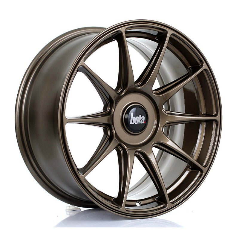 BOLA_B15_GLOSS_BRONZE_1780_ANGLE_63529d6d-0dca-4b7d-9ca3-784a5ad07ab5.jpg BOLA B15 17x8 ET35-45 4x114 GLOSS BRONZE - Image 1
