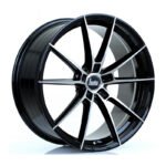 BOLA B19 20x8.5 ET40-45 5x115 GLOSS BLACK POLISHED FACE