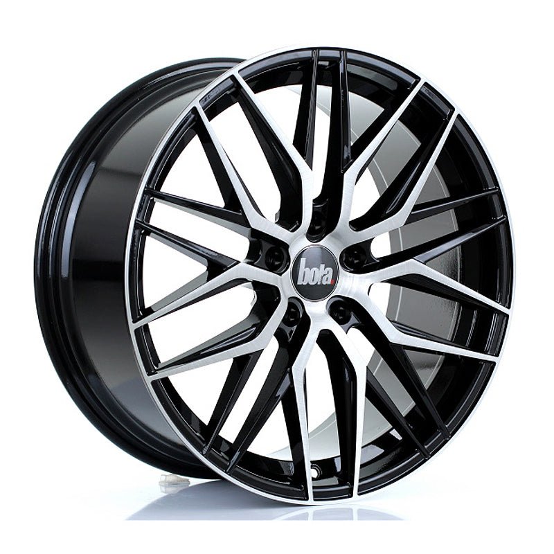 BOLA_B22_BLACK_BRUSHED_FACE_2090_ANGLE_2017877d-b472-45ea-ae90-f9cfcee5e68d.jpg BOLA VANSPORT B22 20x9 ET43 5x120 BLACK BRUSHED FACE - Image 1