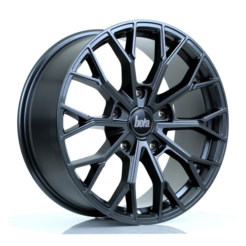 BOLA_B24_GLOSS_GUNMETAL_2085_ANGLE.jpg BOLA VANSPORT B24 20x8.5 ET50 5x160 GLOSS GUNMETAL - Image 1