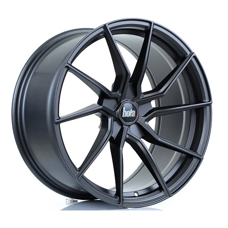 BOLA_B25_MATT_GUNMETAL_1995_ANGLE_e5ca8b47-7cb7-4dc9-85bd-7ccc07581bd4.jpg BOLA B25 19x9.5 ET25-45 5x110 MATT GUNMETAL - Image 1