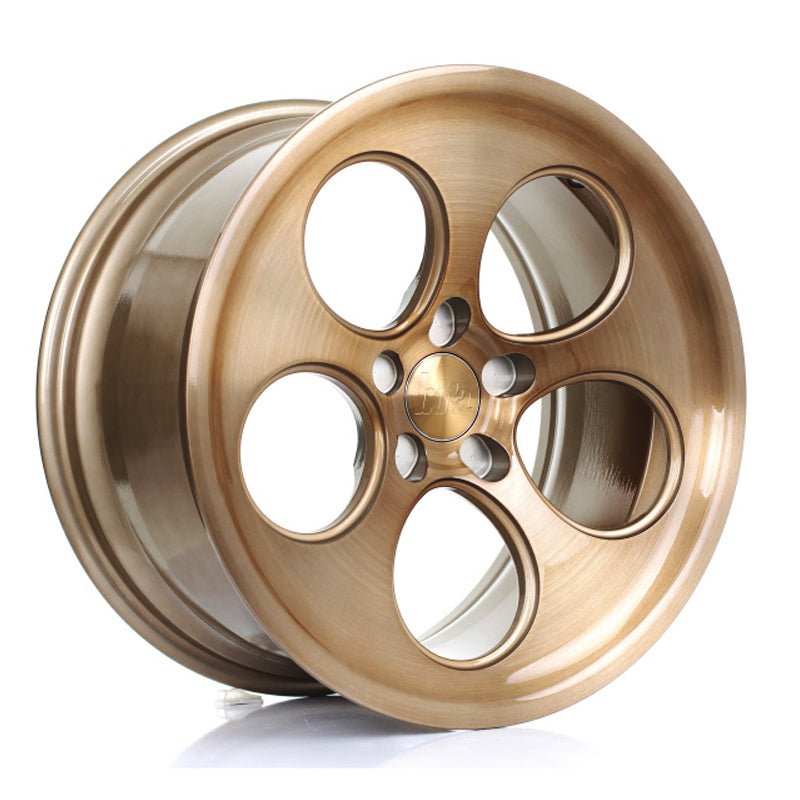 BOLA_B5_BRONZE_BRUSHED_POLISHED_FACE_1895_5STUD_ANGLE_ef68f7f3-cae2-4b77-993a-770565996914.jpg BOLA B5 18x9.5 ET40-45 5x114 BRONZE BRUSHED POLISHED FACE - Image 1