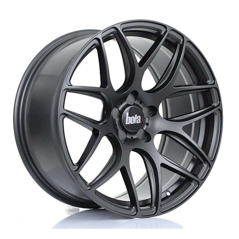 BOLA_B8R_MATT_GUNMETAL_1995_ANGLE_b3b20c92-fded-43ef-98e0-6d431bd0dc75.jpg BOLA B8R 19x9.5 ET25-45 5x118 MATT GUNMETAL - Image 1