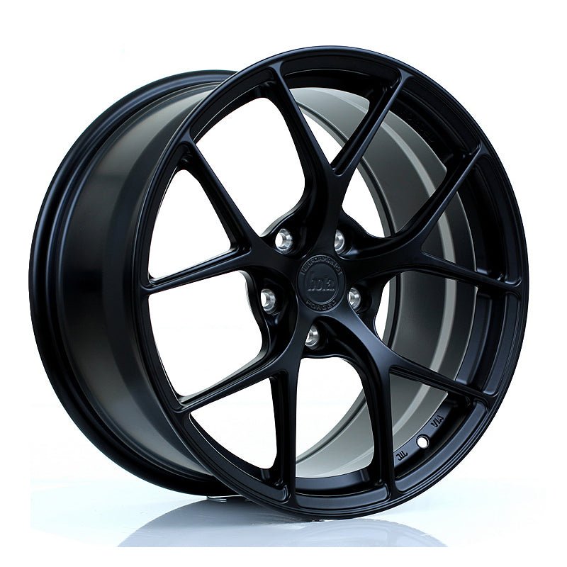 BOLA_PF_FP2_SATIN_BLACK_1890_ANGLE_186a9aae-847a-4513-8e50-3d5f7894685d.jpg BOLA FORGED FP2 18x10.5 ET0-50 5x105 CUSTOM COLOUR - Image 1