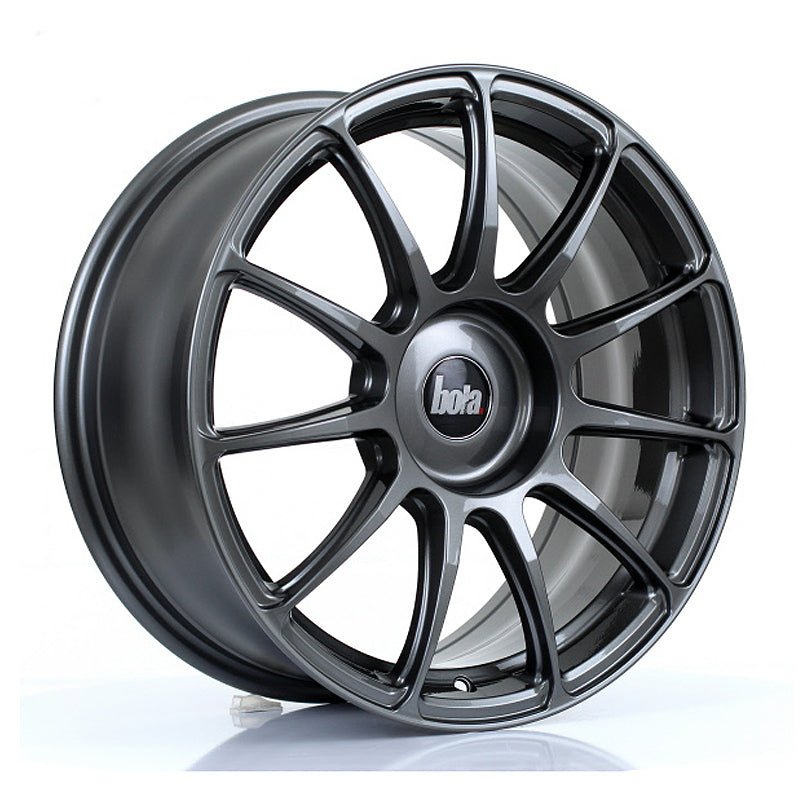 BOLA_VST_GLOSS_GUNMETAL_1775_ANGLE_e9b6d427-4e72-4c08-b8cd-2a21d5dcf48c.jpg BOLA VST 17x7.5 ET40-45 4x114 GLOSS GUNMETAL - Image 1