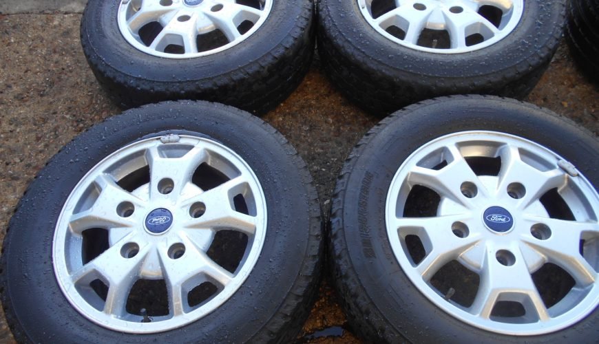 DSCN1965-331mh5vyg3978kqpgsngne.jpg 16" GENUINE FORD TRANSIT CUSTOM ALLOY WHEELS / TYRES - Image 1