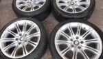 18″ GENUINE BMW MV2 ALLOY WHEELS / TYRES – BMW E60 / 61
