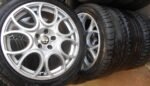 18" GENUINE ALFA ROMEO BRERA ALLOY WHEELS / TYRES - Image 2