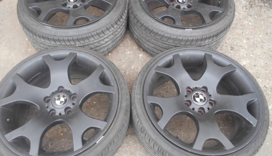 DSCN2298-33mb0wjxldl0ua37edlhca.jpg 19″ GENUINE BMW X5 STYLE 63 TIGER CLAW ALLOY WHEELS / TYRES - Image 1