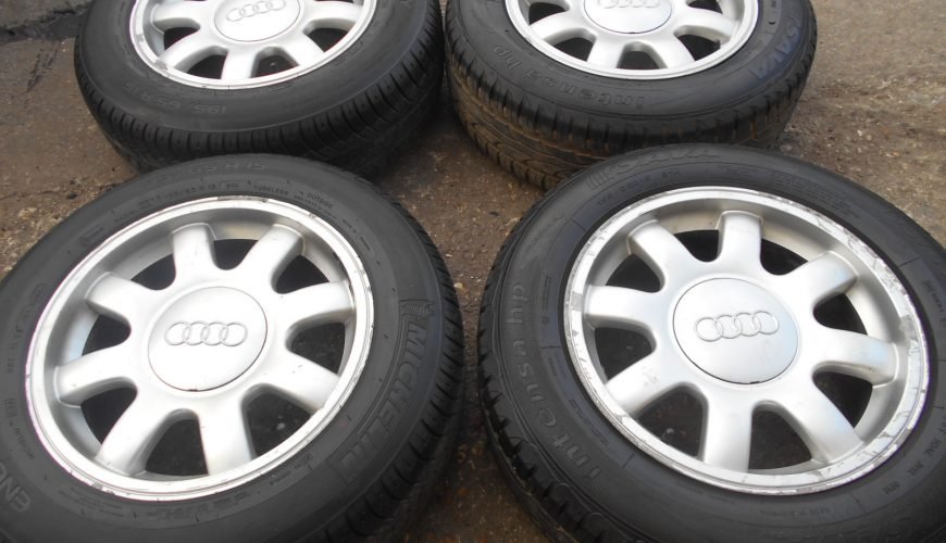 DSCN2389-33rhlhi7ncn626pnm5ngga.jpg 15" GENUINE AUDI ALLOY WHEELS / TYRES - Image 1