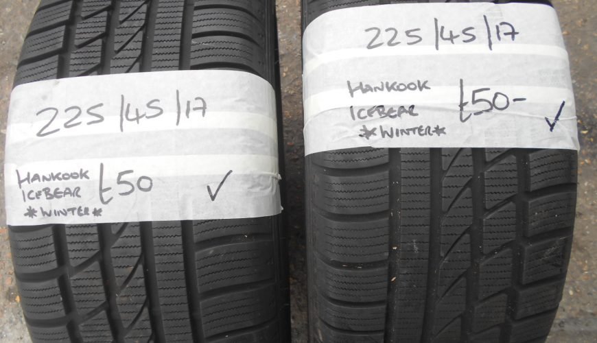 DSCN2405-33sdgy353f2u33swna3nka.jpg 225/45/17 HANKOOK ICEBEAR WINTER TYRES - Image 1