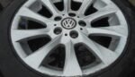17″ VOLKSWAGEN T5 ALLOY WHEELS / TYRES - Image 2