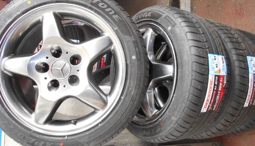 DSCN2800-35ss6bffmfnw646235b56y.jpg 17" GENUINE MERCEDES VITO ALLOY WHEELS / NEW TYRES - Image 1