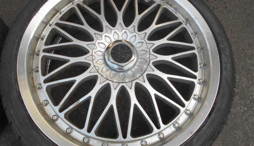 DSCN3292-36ln5xxs1osr6zbowyeqkq.jpg 18" BBS STYLE ALLOY WHEELS / TYRES - 4 X 100 - VOLKSWAGEN ETC - Image 1