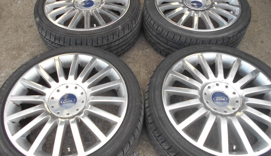 DSCN3484-36su55je5unql94a9qnpqi.jpg 18" GENUINE FORD MONDEO ST 220 POLISHED ALLOY WHEELS / TYRES - Image 1
