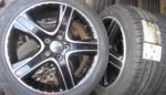 18" GENUINE VOLKSWAGEN T5 / T6 DAKAR ALLOY WHEELS / NEW TYRES - Image 2