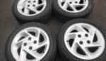 15" GENUINE FORD ESCORT RS TURBO ALLOY WHEELS / TYRES - Image 2