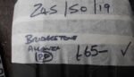 245 / 50/ 19 BRIDGESTONE ALENZA RUNFLAT TYRE