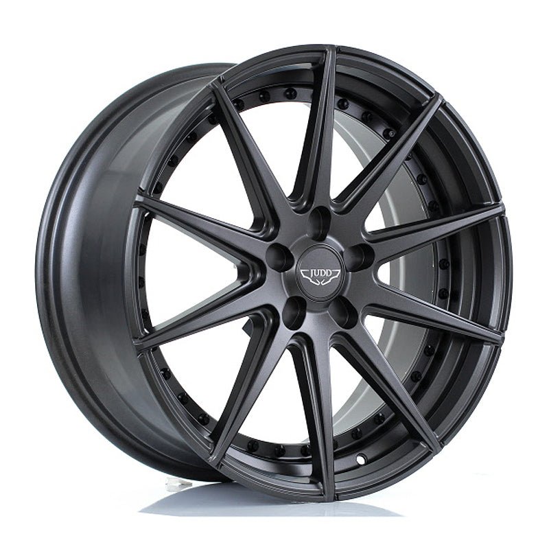JUDD_T311_MATT_GUNMETAL_2090_ANGLE.jpg JUDD T311 20x9 ET20-45 5x105 SATIN GUNMETAL - Image 1