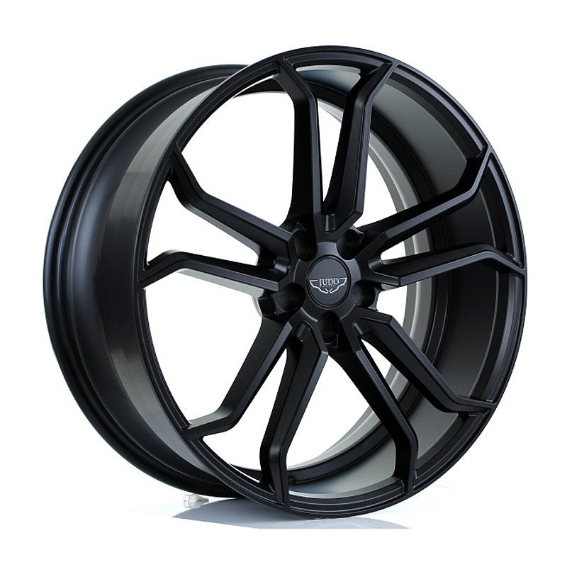 JUDD_T502_SATIN_BLACK_2290_ANGLE_92f46d74-24b1-4a52-91ca-5f51f542bd32.jpg JUDD T502 22x9 ET20-40 5x120.65 SATIN BLACK - Image 1