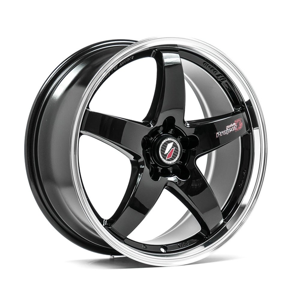 LENSO-D1R-BP-18IN-DS.jpg LENSO D1R 18x8 ET45 5x108 GLOSS BLACK & POLISHED - Image 1