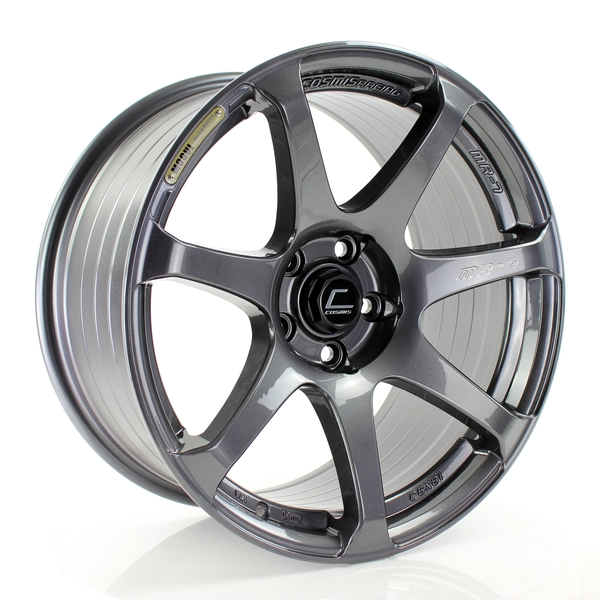 MR7-1890-25-5x114.3-GMedit.png Cosmis MR7 18x9 ET25 5x114.3 Gunmetal - Image 1