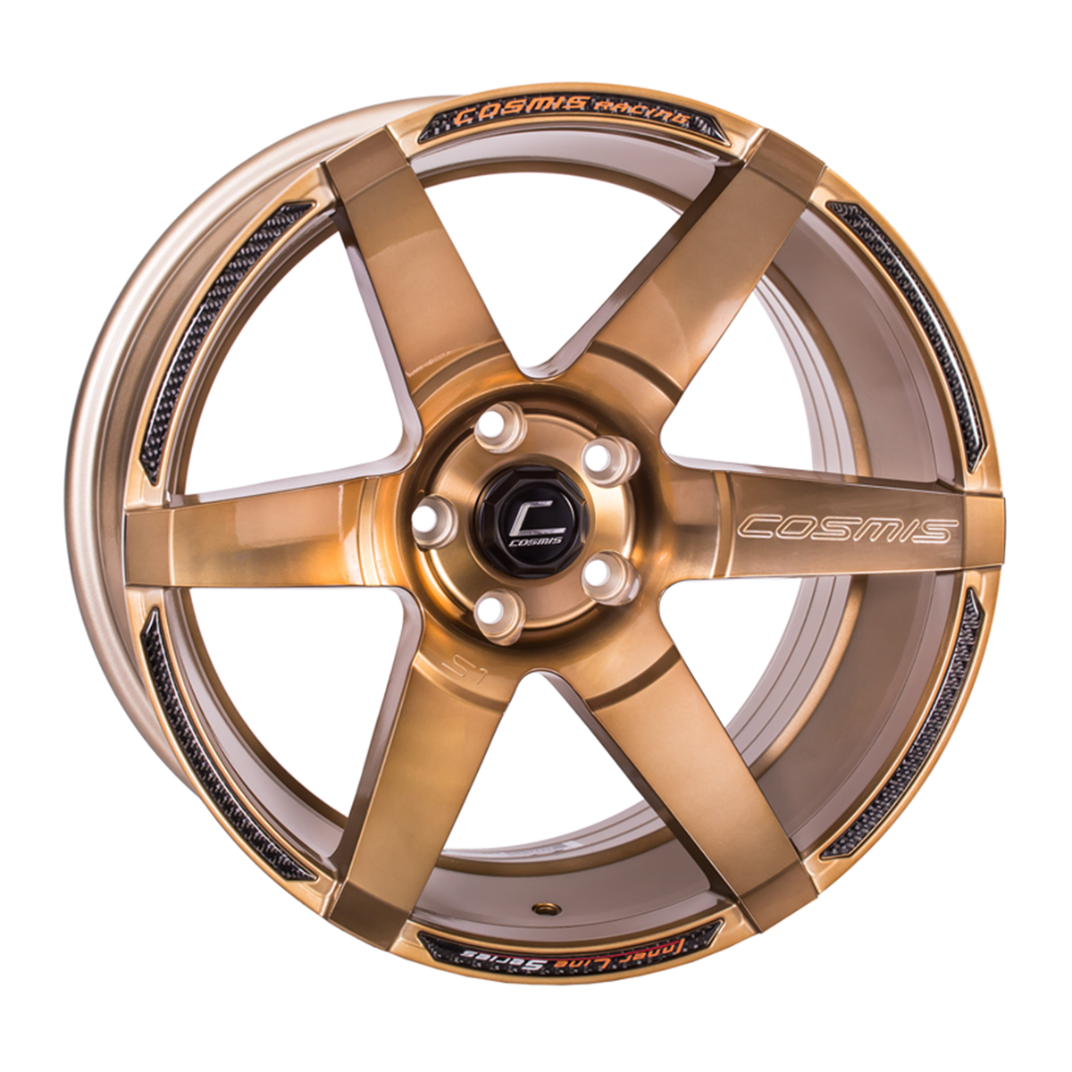 S1HyperBronze.png Cosmis S1 18x10.5 ET5 5x114.3 Hyper Bronze - Image 1