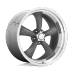 American Racing CLASSIC TORQ THRUST II 15x8 ET-18 5x114.3 MAG GRAY W/ MACHINED LIP