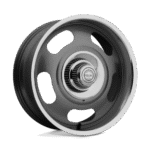American Racing VN506 17x7 ET0 3H-6H BLANK MAG GRAY CENTER W/ POLISHED LIP